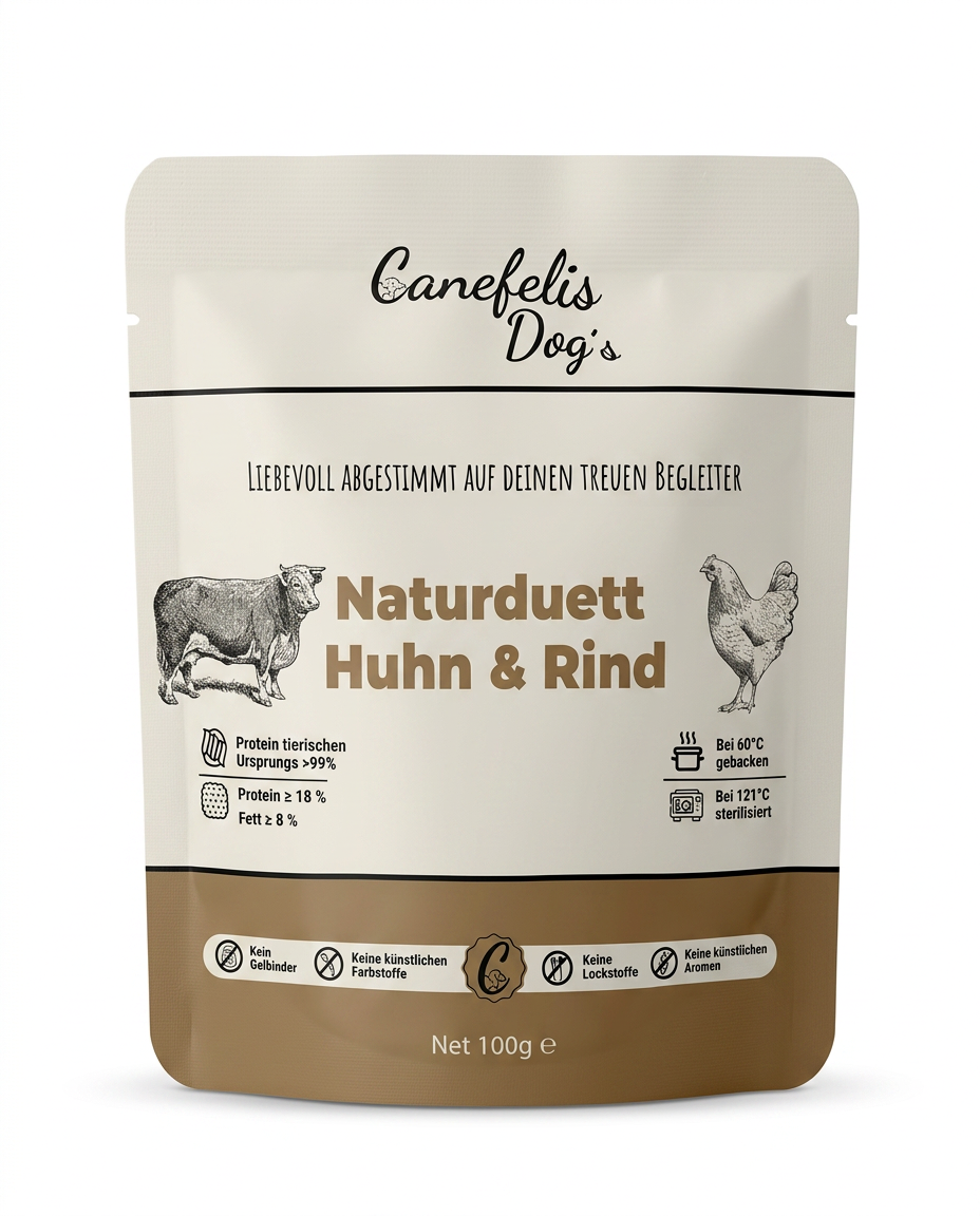 Canefelis Dog’s Naturduett Huhn und Rind